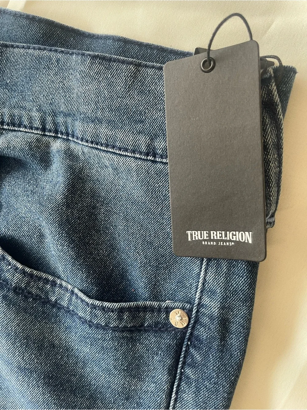 Men's Blue Straight-Leg Jeans